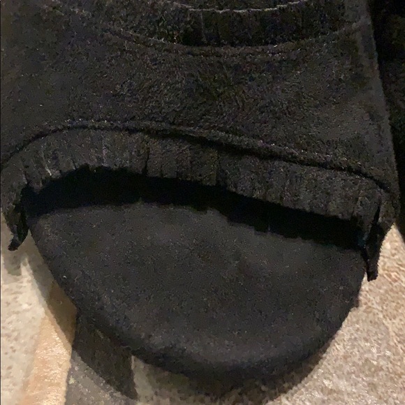 Black Open Toe 3” Heel Sandals - Picture 8 of 16